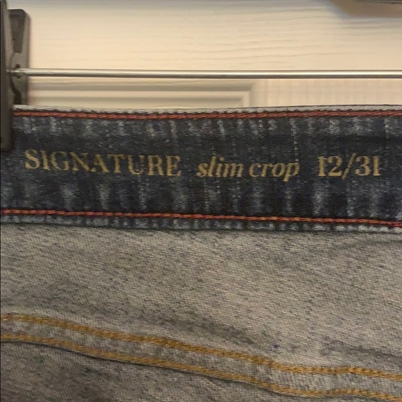 Talbots cropped dark wash jeans size 12 - Picture 3 of 4